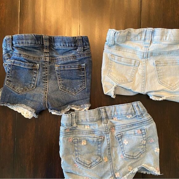 Girl Shorts $6 each Bundle 5 pack Jean Cotton 18-24M - Picture 2 of 13